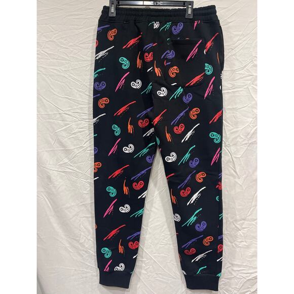 Create 2Mrw Paisley Graphic Print Jogger Sweatpants Fleece lined Men's Large - Picture 3 of 7